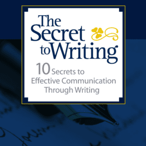 The Secret to Writing