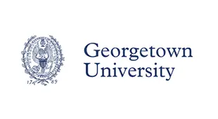A logo of georgetown university.