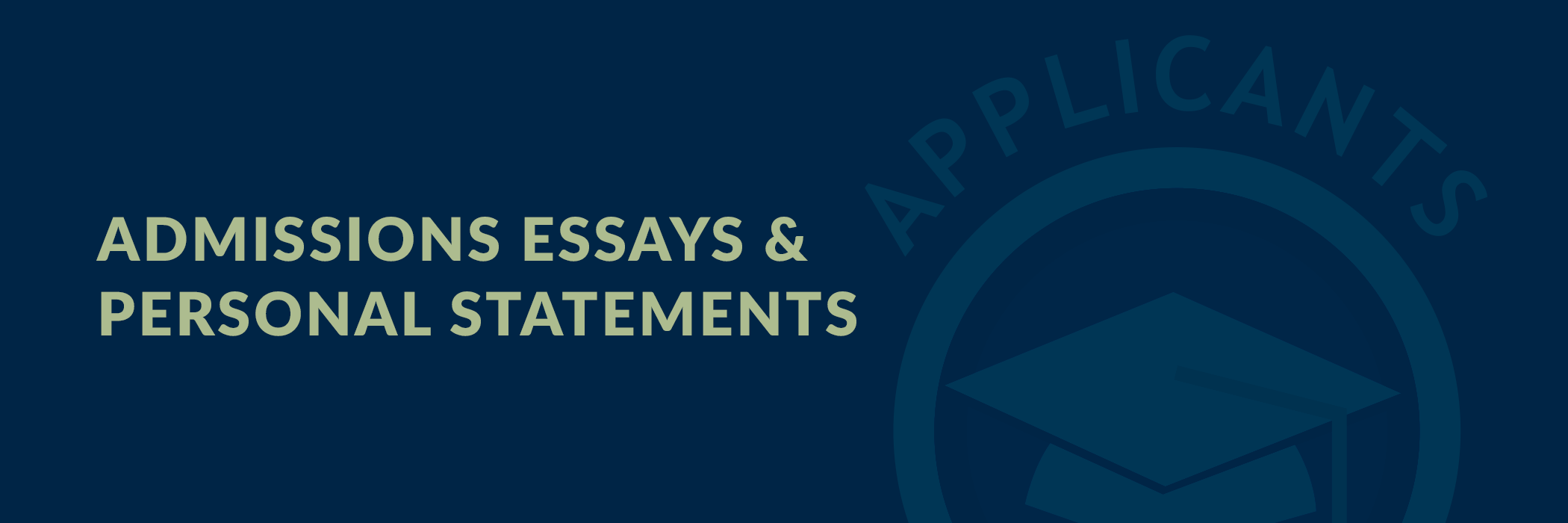 A blue background with the words " essays & statements ".